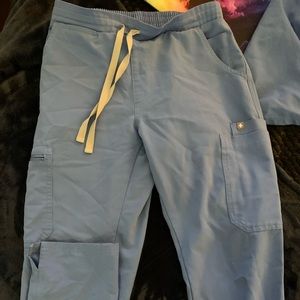 FIGS XS Ceil Blue Yola Skinny Pant